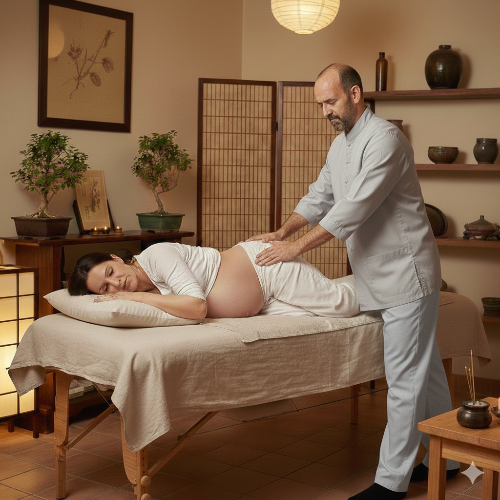 Shiatsu en embarazadas